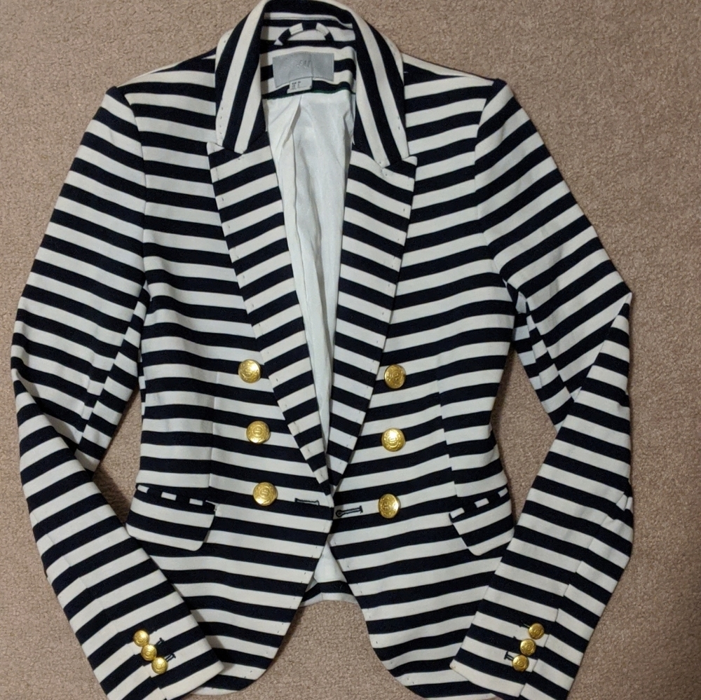 Striped blazer